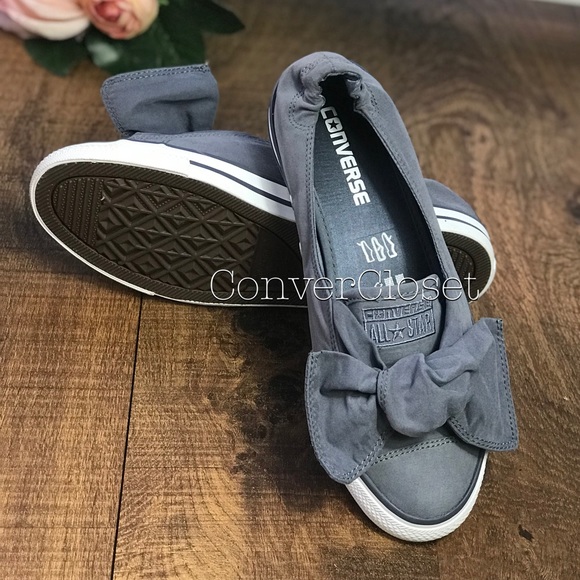 Converse AdVulc CTAS KNOT BRUSHED TWILL SLIPGrey🐘 - Picture 4 of 6